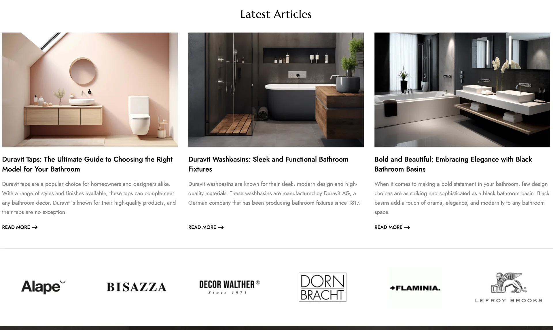 Magento case study for a premium bathroom retailer